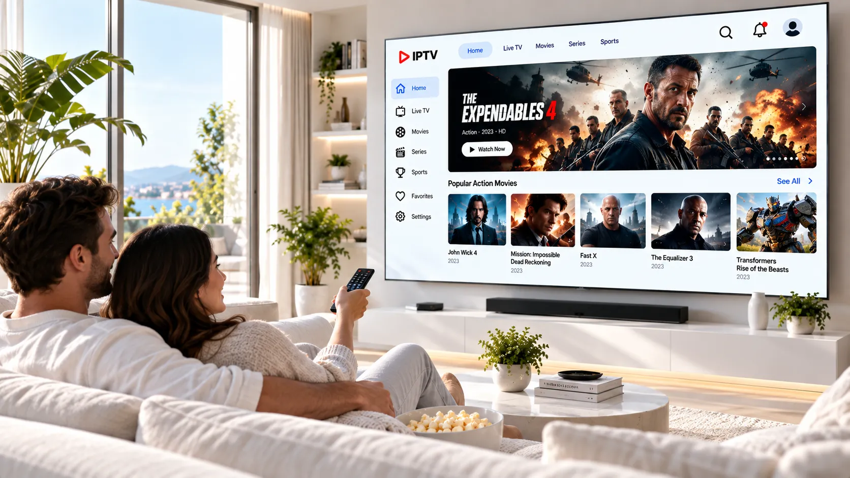 IPTV Player mit EPG und 4K-Decoding für modernes Streaming