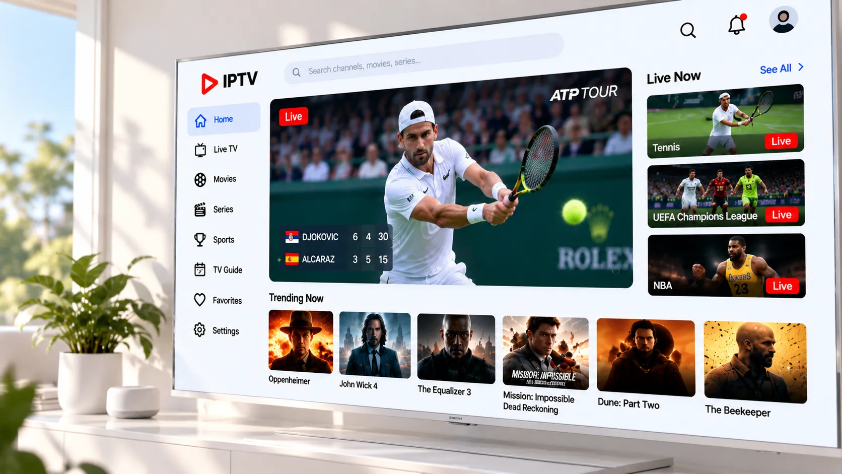 AVM FRITZ!Box 7590 AX mit angeschlossenem Fire TV Stick über Ethernet-Adapter – IPTV-Netzwerkkonfiguration im Heimnetz